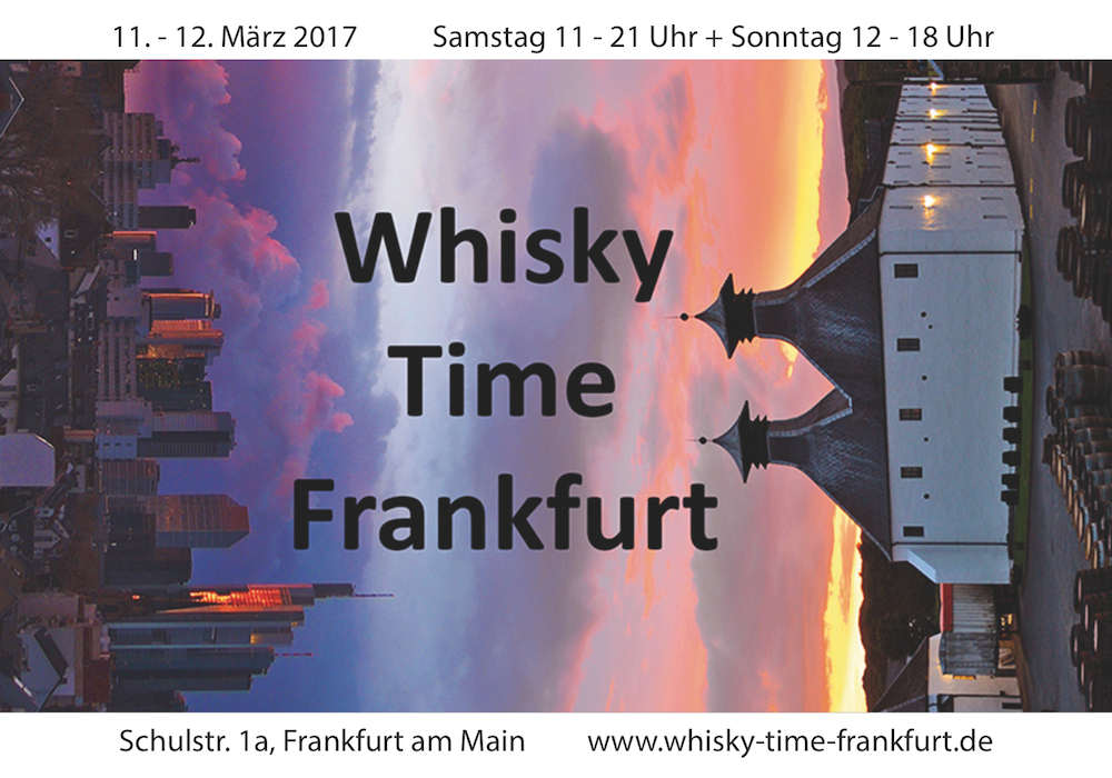 Whisky Time Frankfurt Plakat 2017