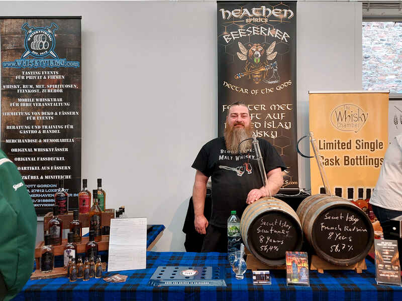 Ausstellungsstand von Heathan Spirits