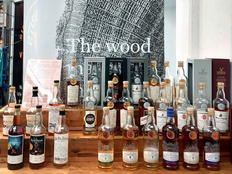 Ausstellungsstand von Kirsch Whiskies