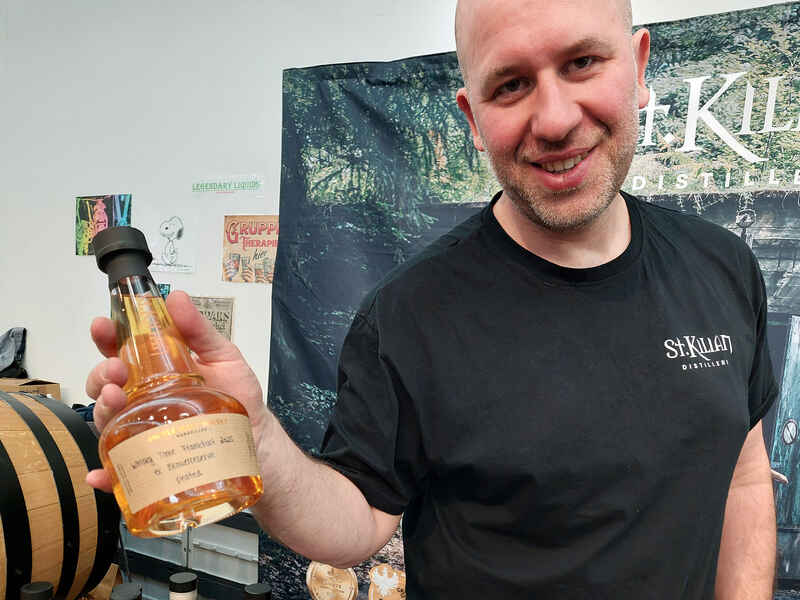 Whiskyflasche der St. Kilian Destillerie