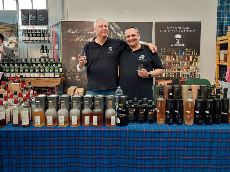 Ausstellungsstand von Whisky for Life