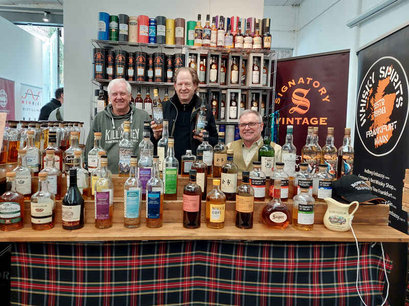 Ausstellungsstand von Whisky Spirits