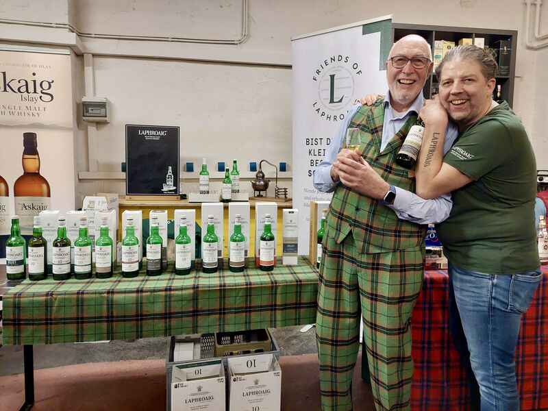 Messestand von Laphroaig