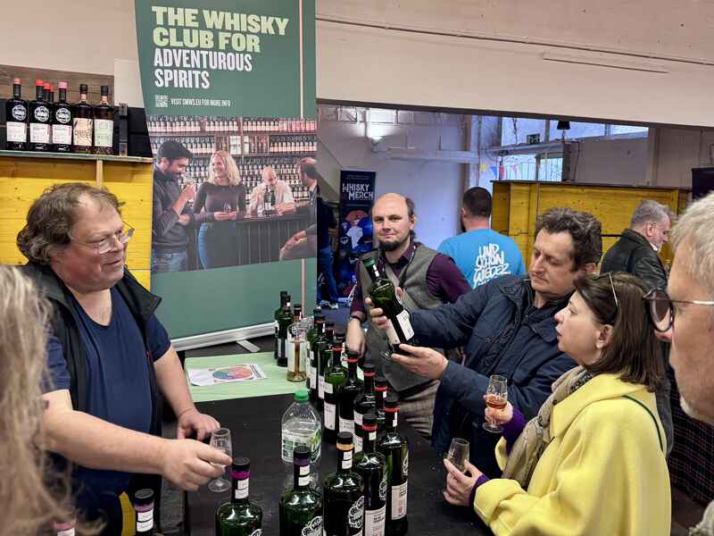 Messestand der The Scotch Malt Whisky Society