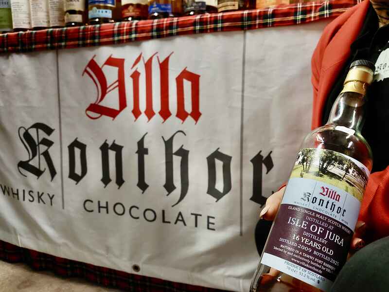 Whiskyflasche von Villa Konthor