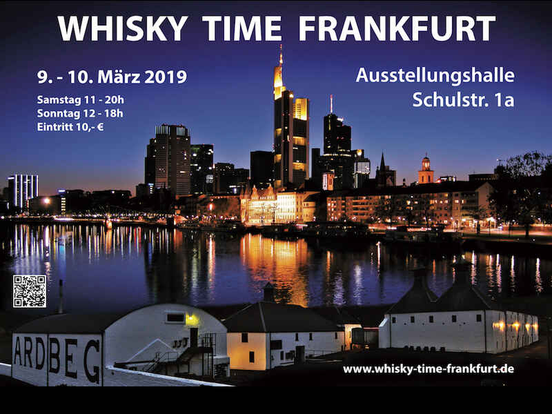 Whisky Time Frankfurt Plakat von 2019