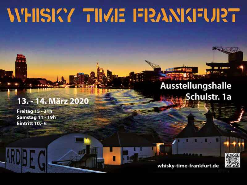Whisky Time Frankfurt Plakat von 2020
